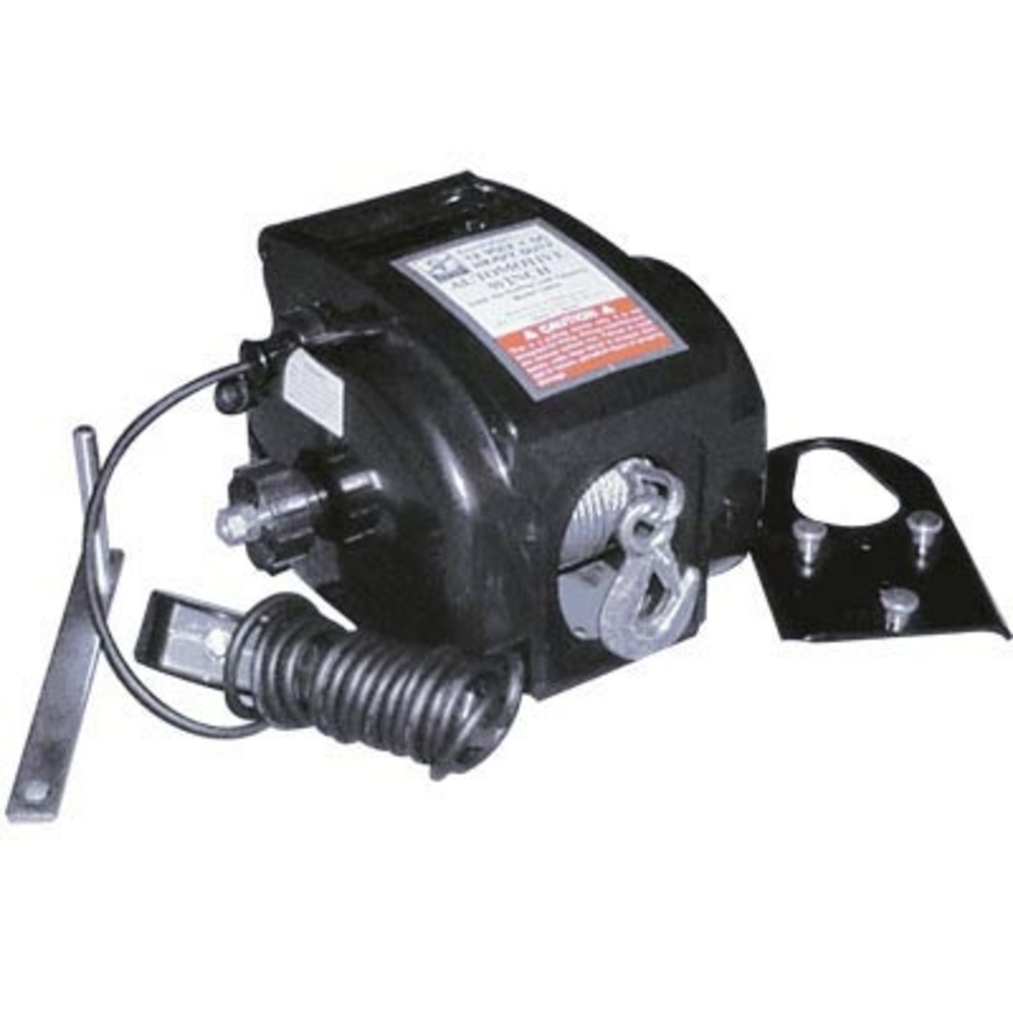 Winch has Power In/Out and Free Wheel Function — 12V, 40,000-Lb. Capacity